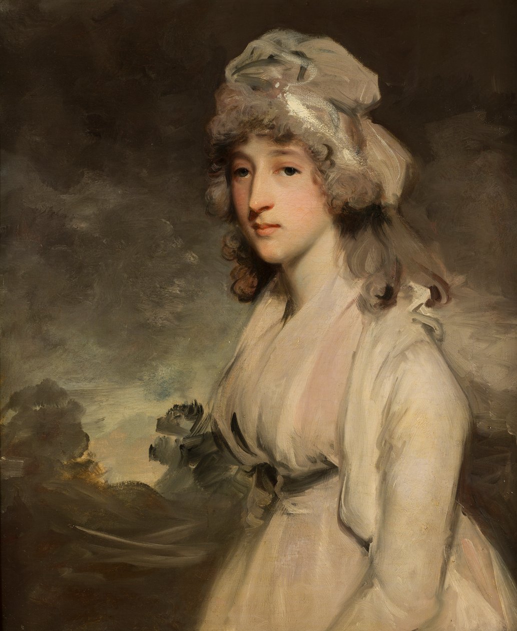 Hon portresi. lizabeth Diana Bridgeman, Bayan Gunning (1764-1810), c.1784-1810 (tuval üzerine yağlı boya) by John Hoppner