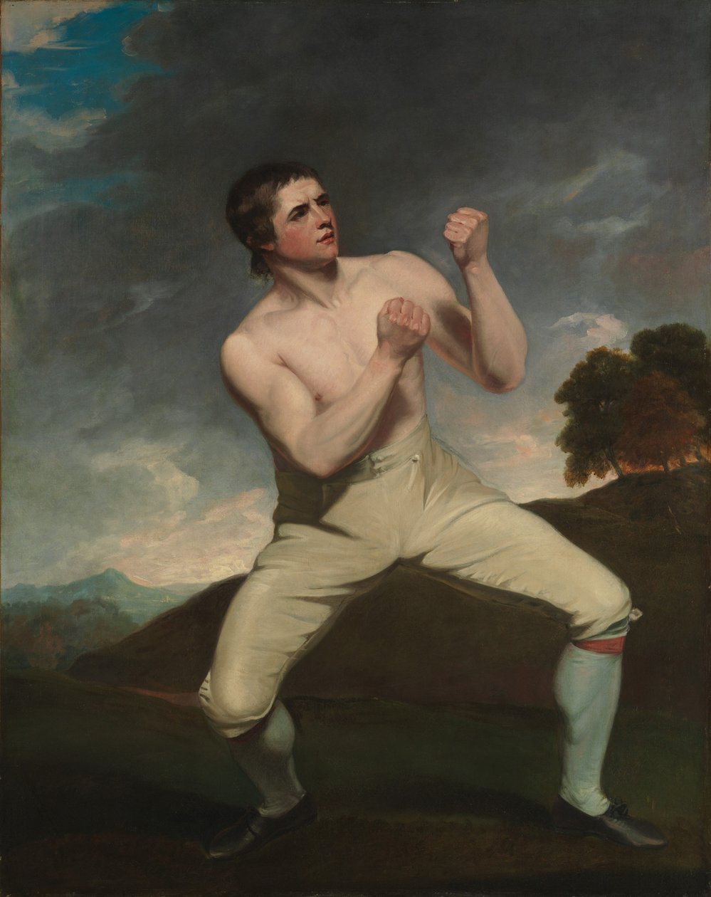 Boksör Richard Humphreys, c.1788 (tuval üzerine yağlı boya) by John Hoppner