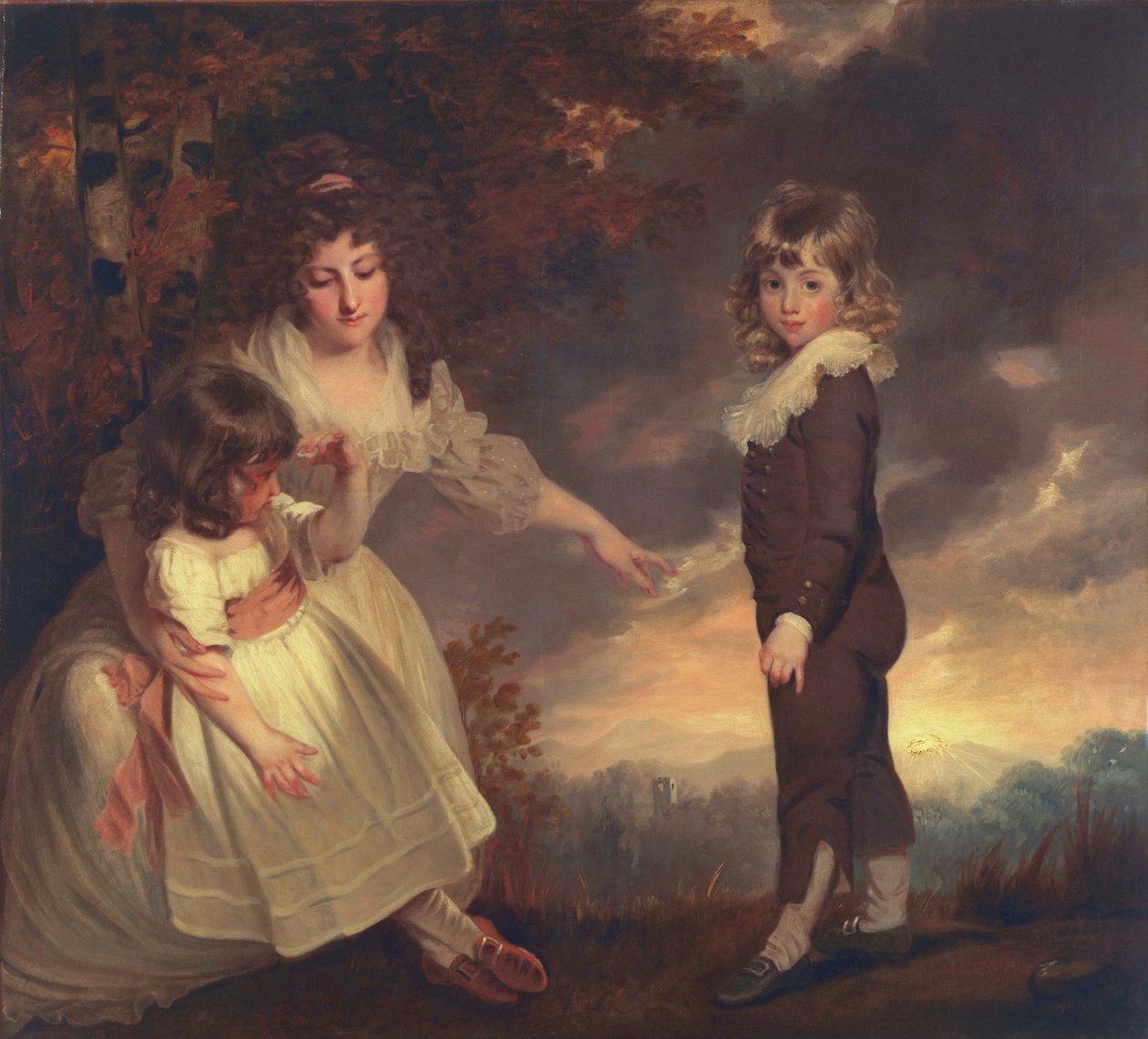 Susannah, Philip Lake ve Maria Godsal: Godsal Çocukları, 1789 by John Hoppner