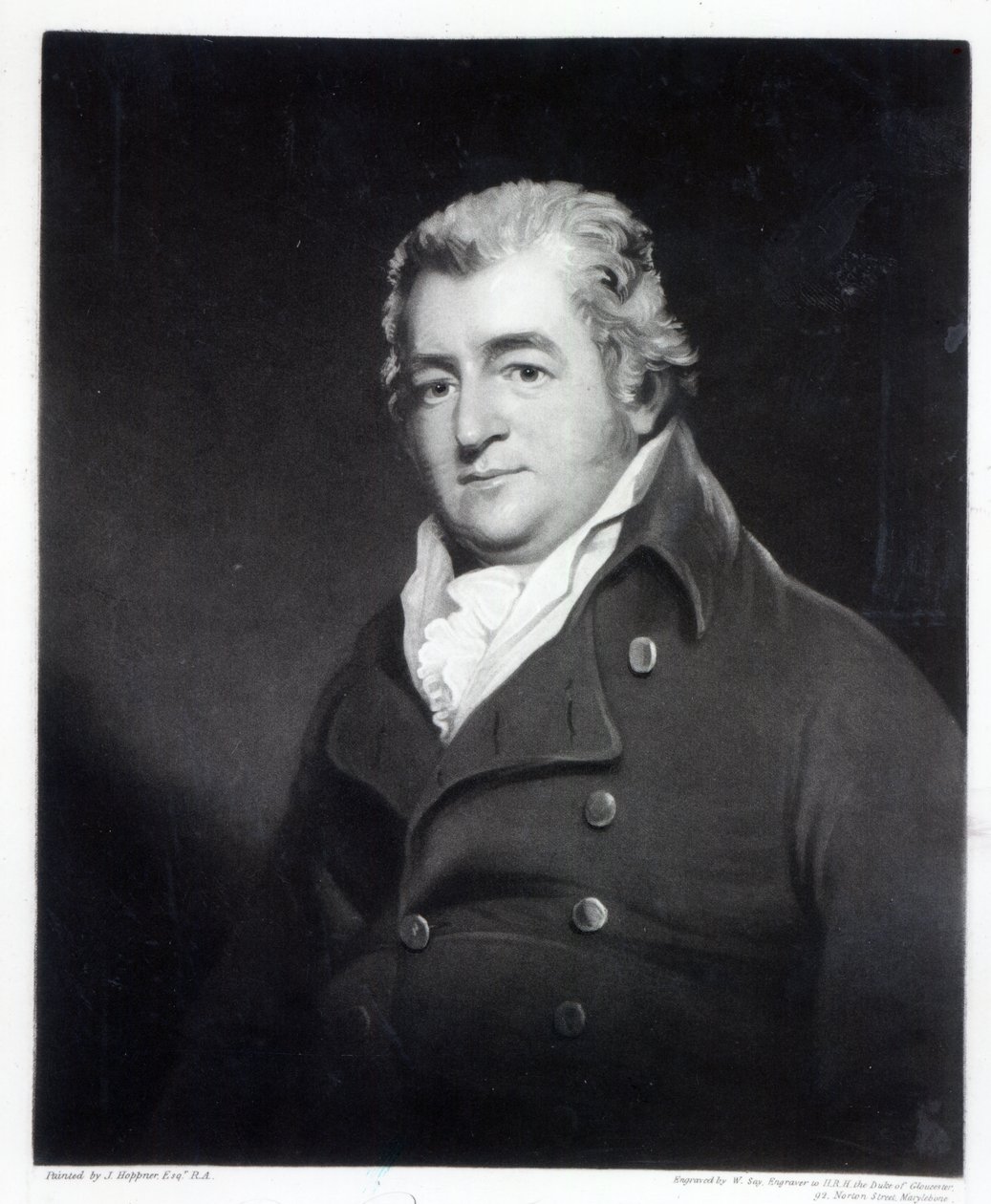 Walter Ramsden Fawkes, William Say tarafından oyulmuş (mezzotint) by John Hoppner