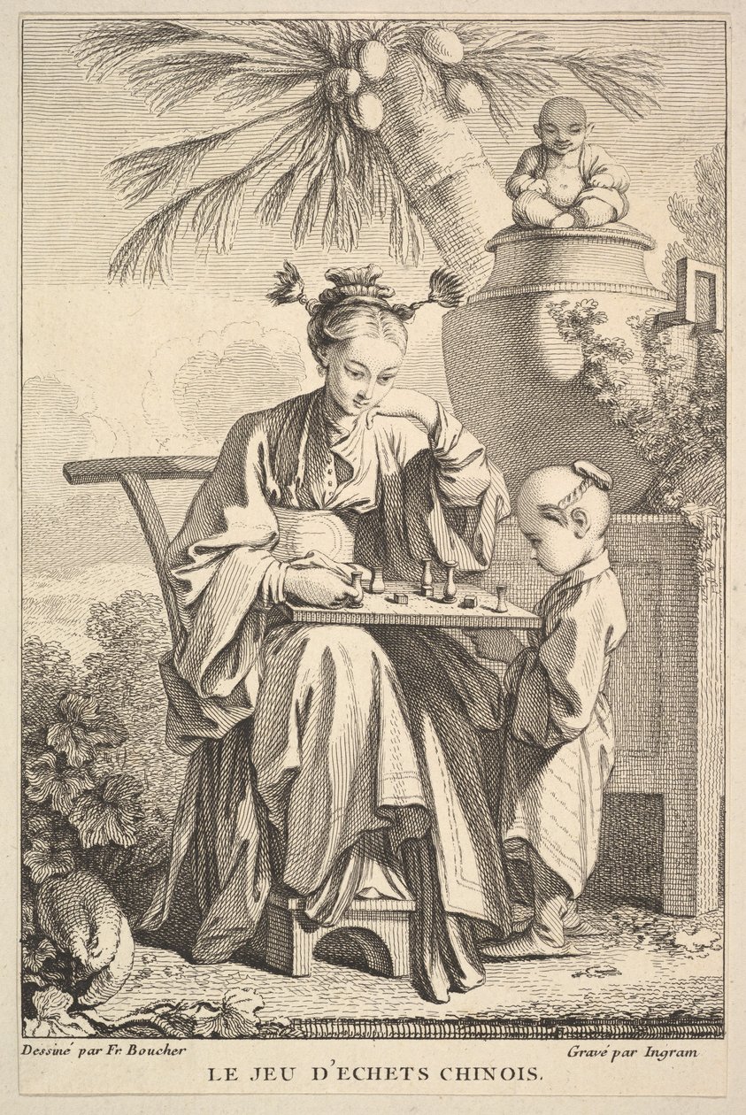 Çin Satrancı Oyunu, 1741-63. by John Ingram