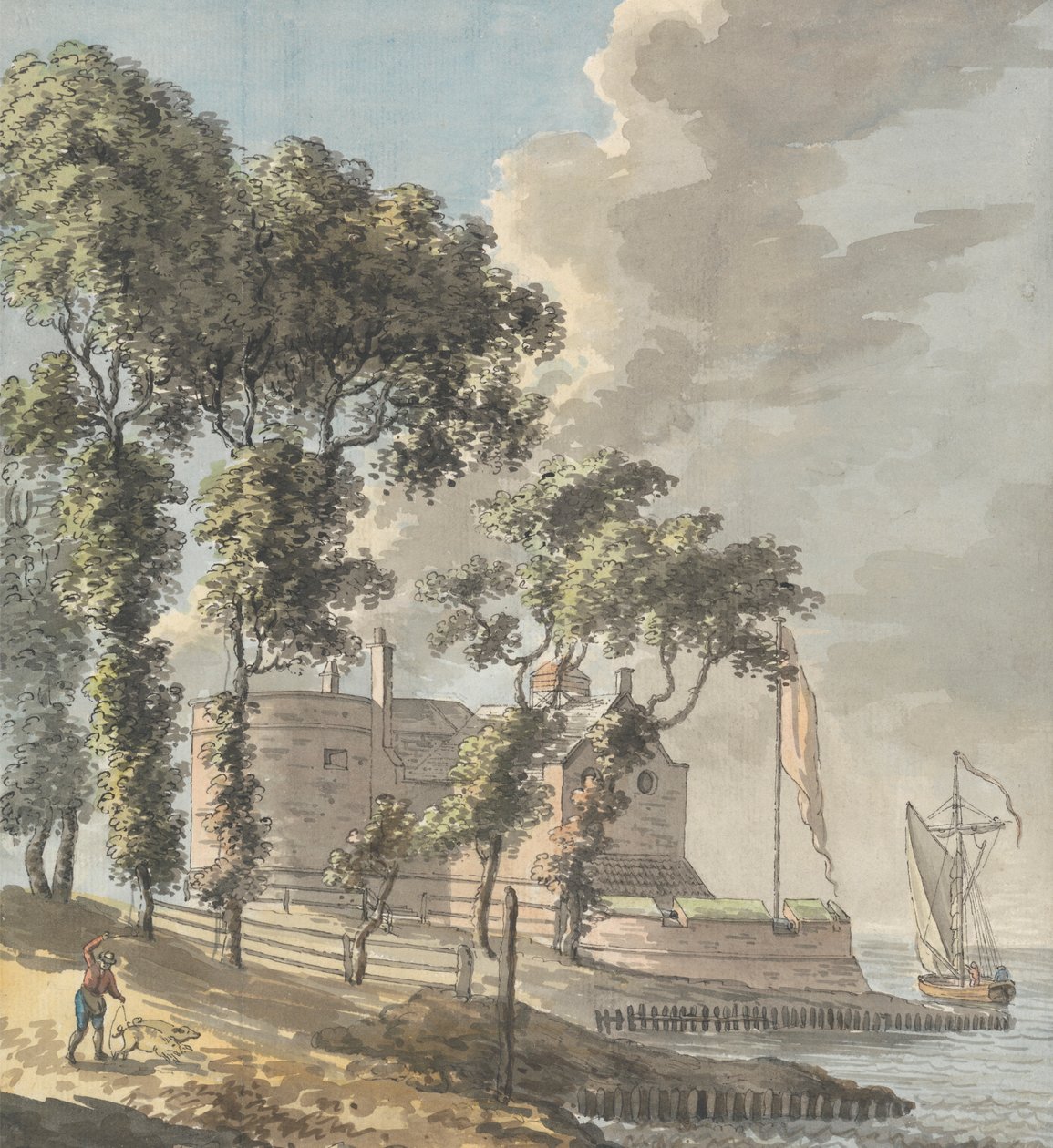 Cowes Kalesi, Wight Adası by John Inigo Richards