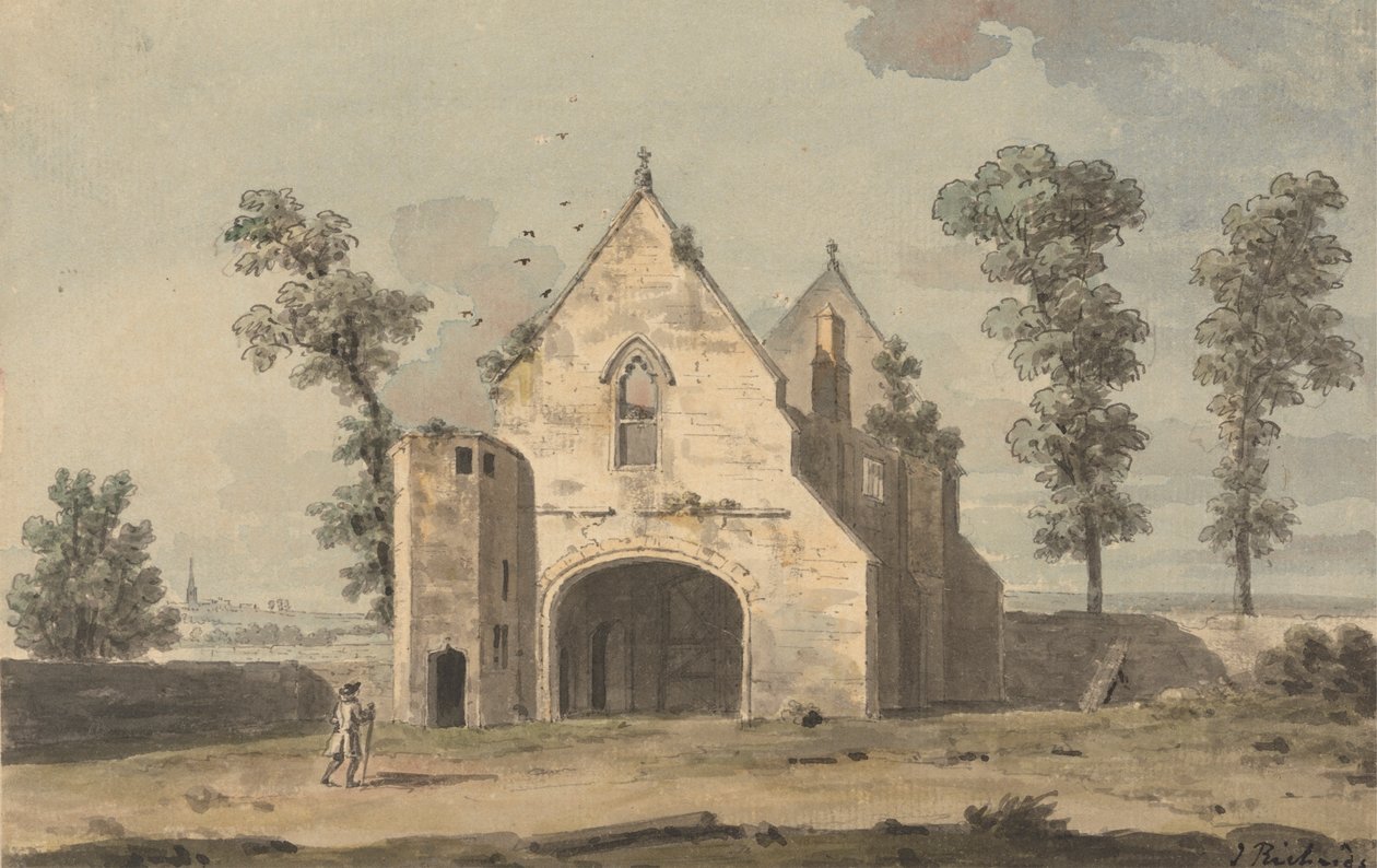 Maxstoke Manastırı, Warwickshire by John Inigo Richards
