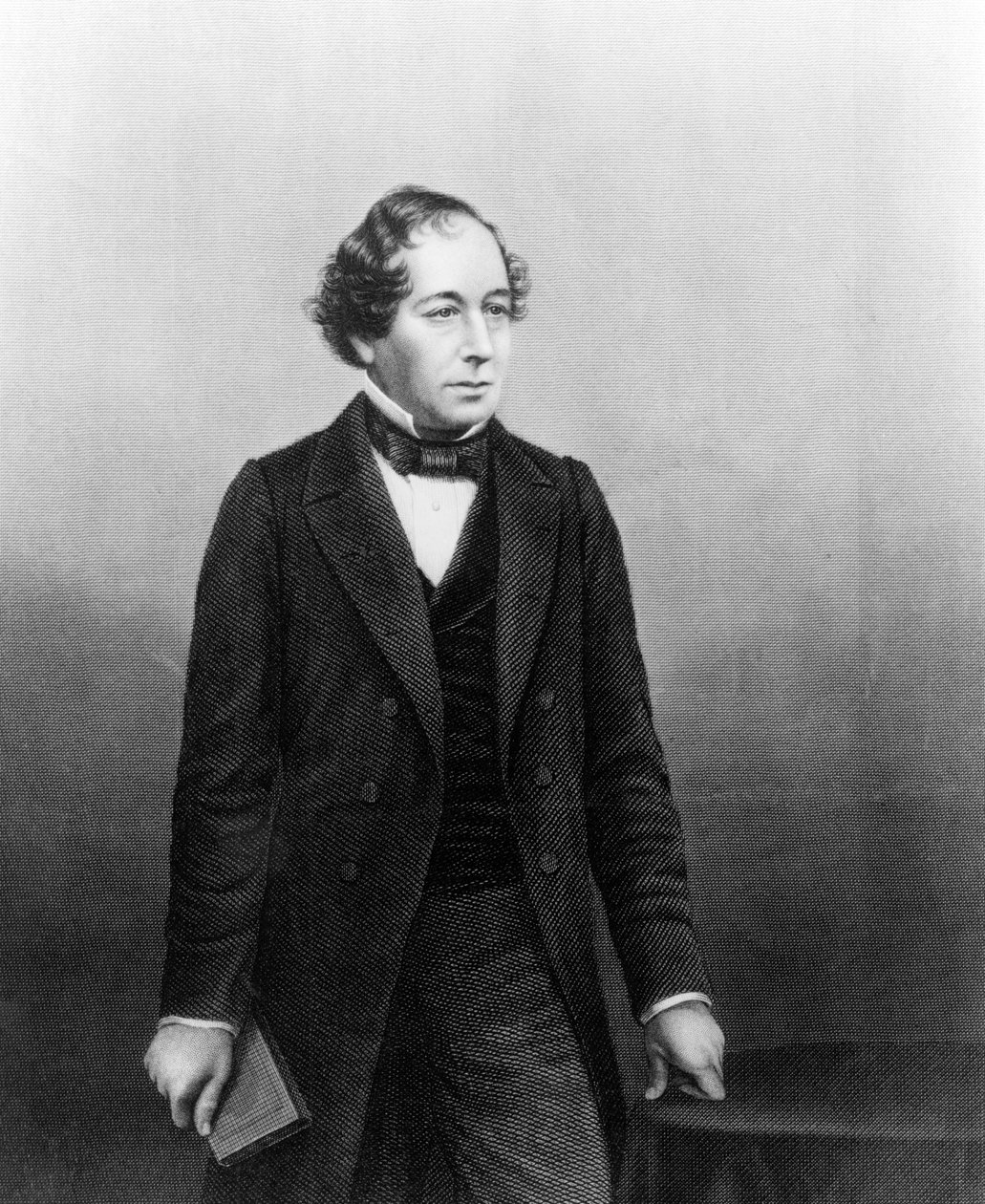 D.J.Pound tarafından bir fotoğraftan oyulmuş Benjamin Disraeli by John Jabez Edwin Paisley Mayall
