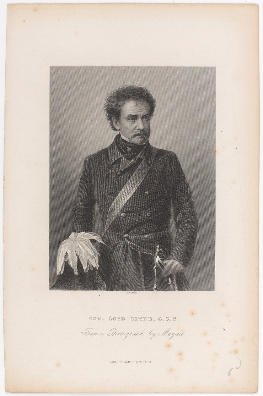 ?Gen. Lord Clyde, G.C.B.?, 1856 dolaylarında by John Jabez Edwin Paisley Mayall