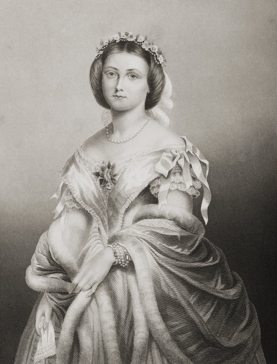 H.R.H. Prenses Victoria Adelaide Maria Louisa (1840-1901) İngiltere Prensesi Kraliyet, D.J. Lo