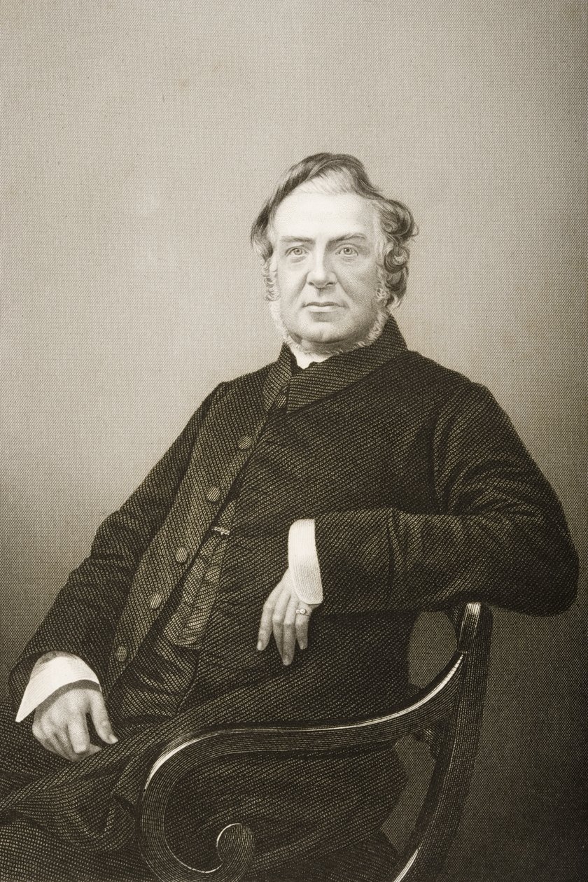 Hugh Stowell (1799-1845) engraved by D.J. Pound from a photograph, from 