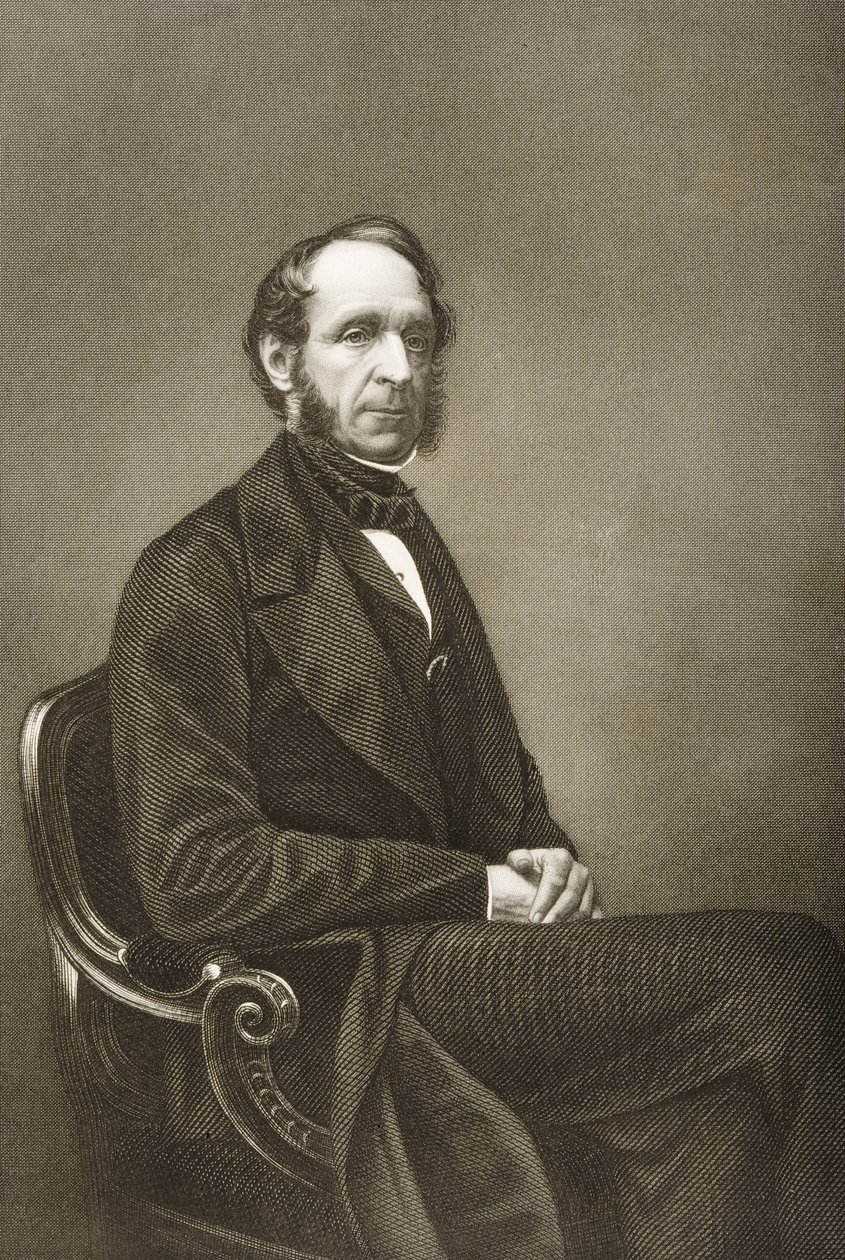 Robert Grosvenor (1801-93) engraved by D.J. Pound from a photograph, from 