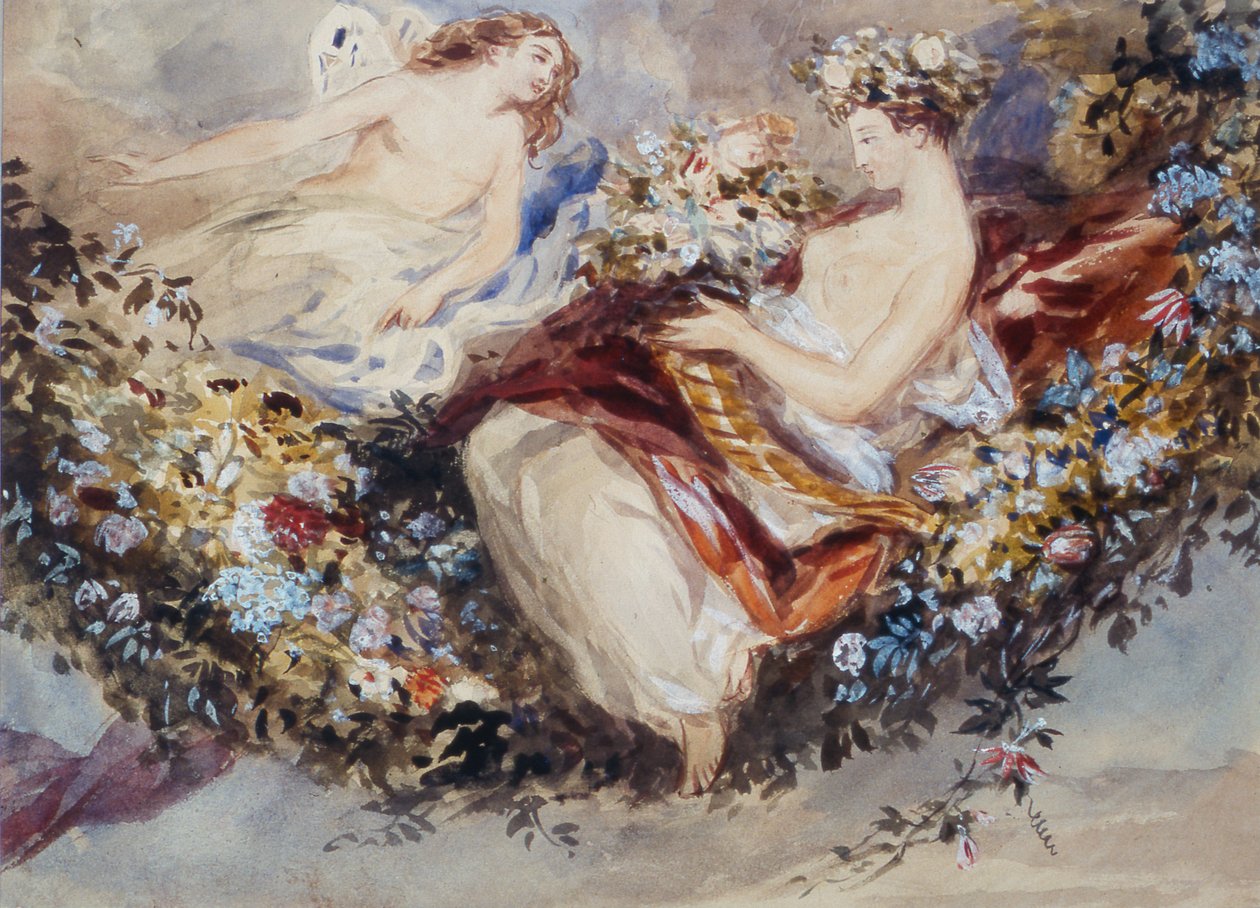 Flora ve Zephyr by John James Chalon