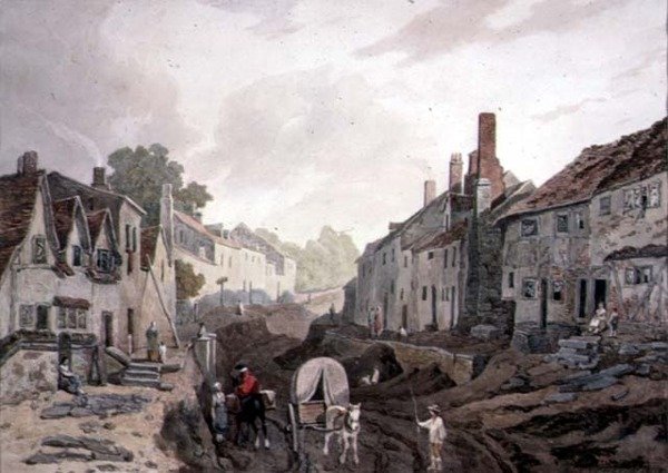 Sokak Sahnesi, Erith, Kent by John James Chalon