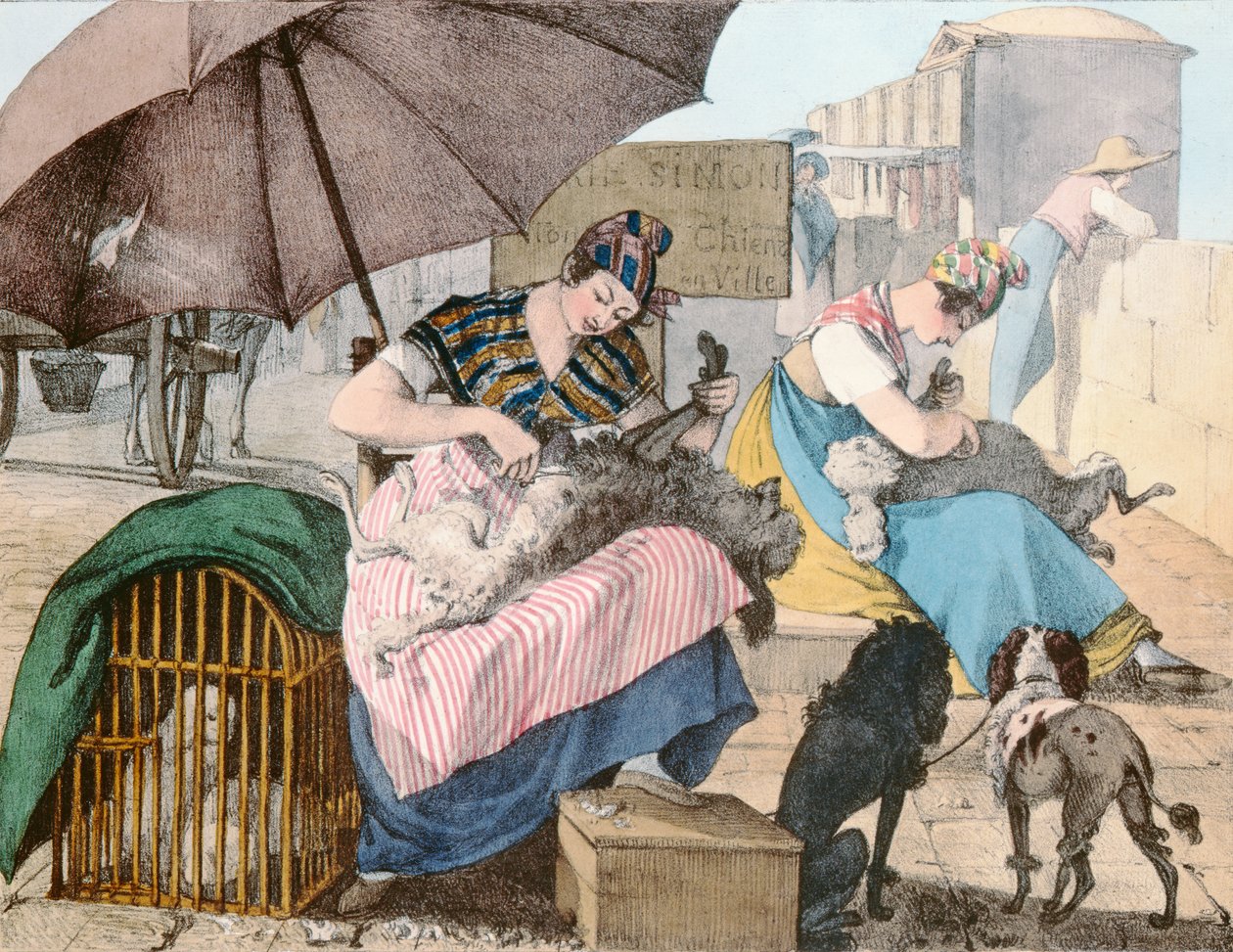 Köpek Bakıcıları, 1820 by John James Chalon