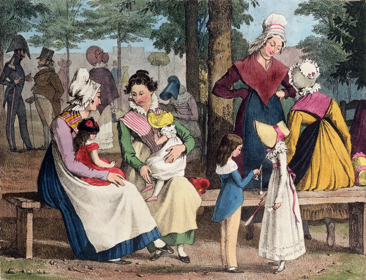 Dadılar, 1820 by John James Chalon