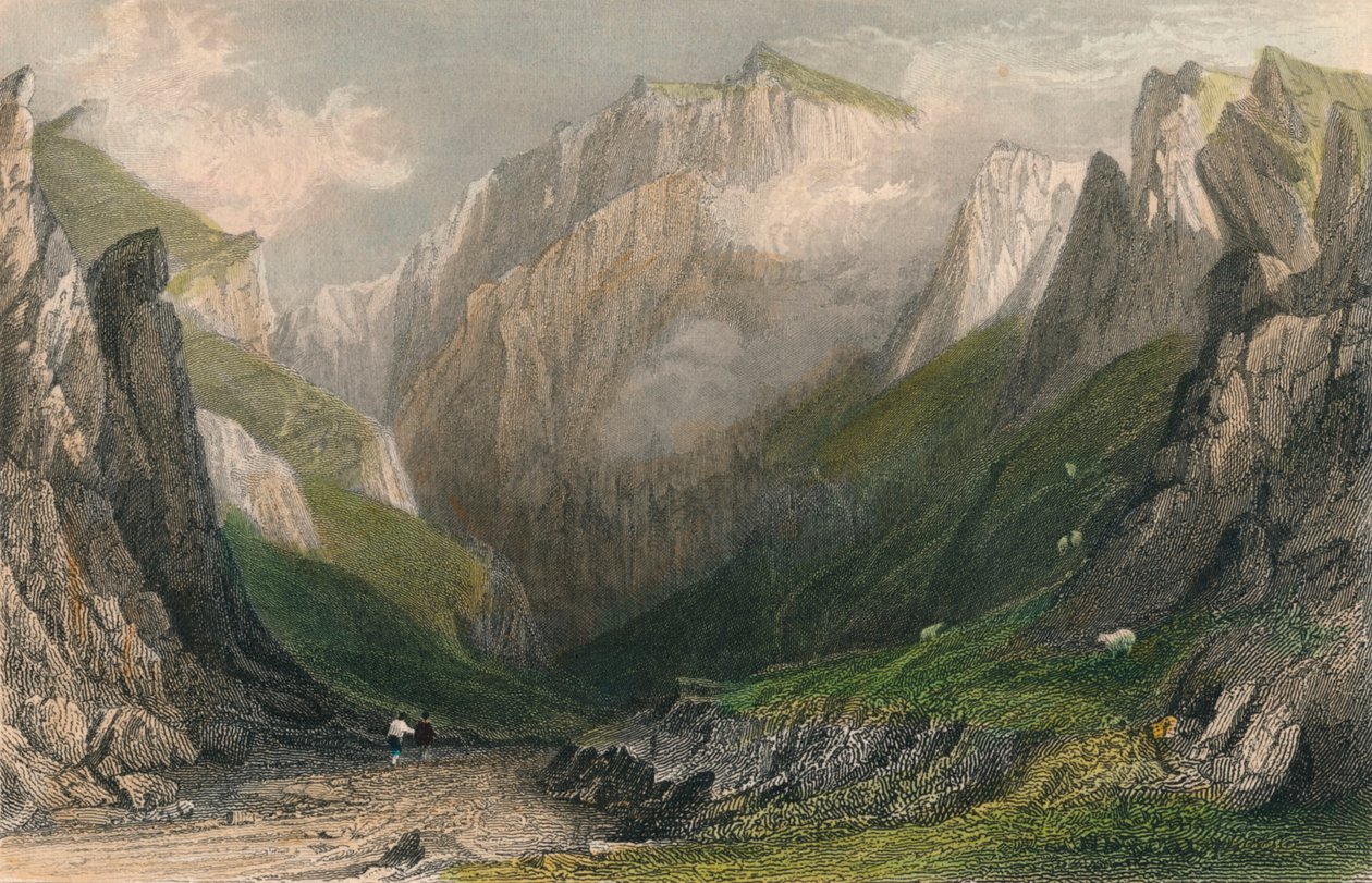 "Wale of the Winnets, Derbyshire", 1837 by John James Hinchliff