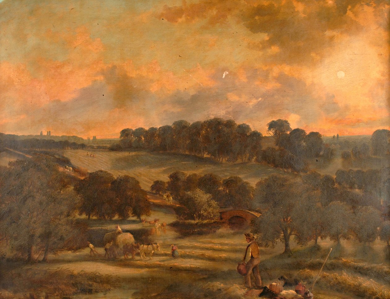 Haytime, Hamstead Değirmeni, Handsworth, Staffordshire, 1850-1908. by John Joseph Hughes