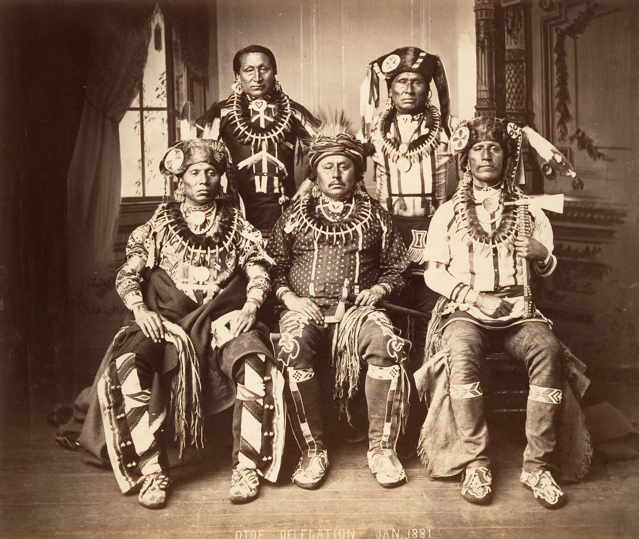 Otto-Missouri Delegeleri, 1881. by John K. Hillers.