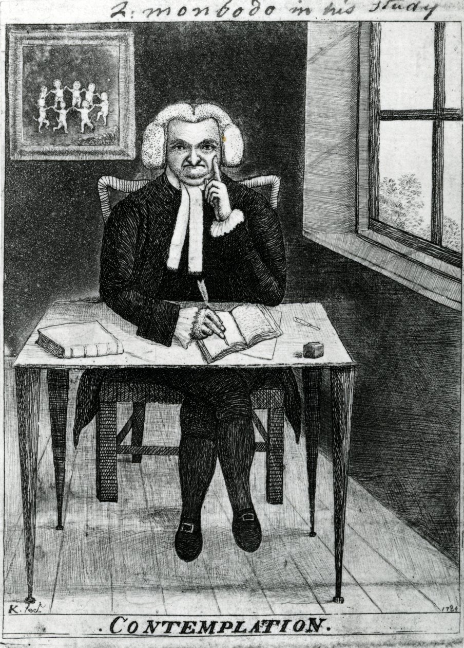 Tefekkür - Lord Monboddo Çalışmasında, 1784 by John Kay