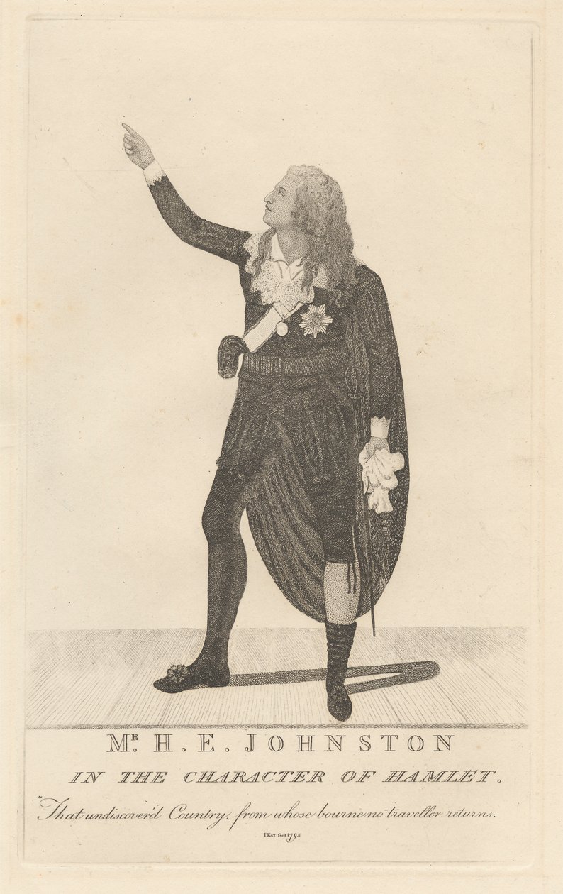 Hamlet Karakterinde Bay HE Johnston by John Kay