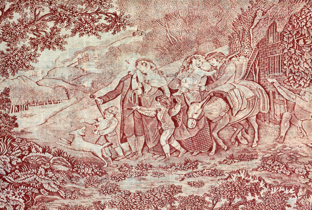 Terkedilmiş Köyden Dans ve Ayrılış İllüstrasyonları by John Keyse Sherwin