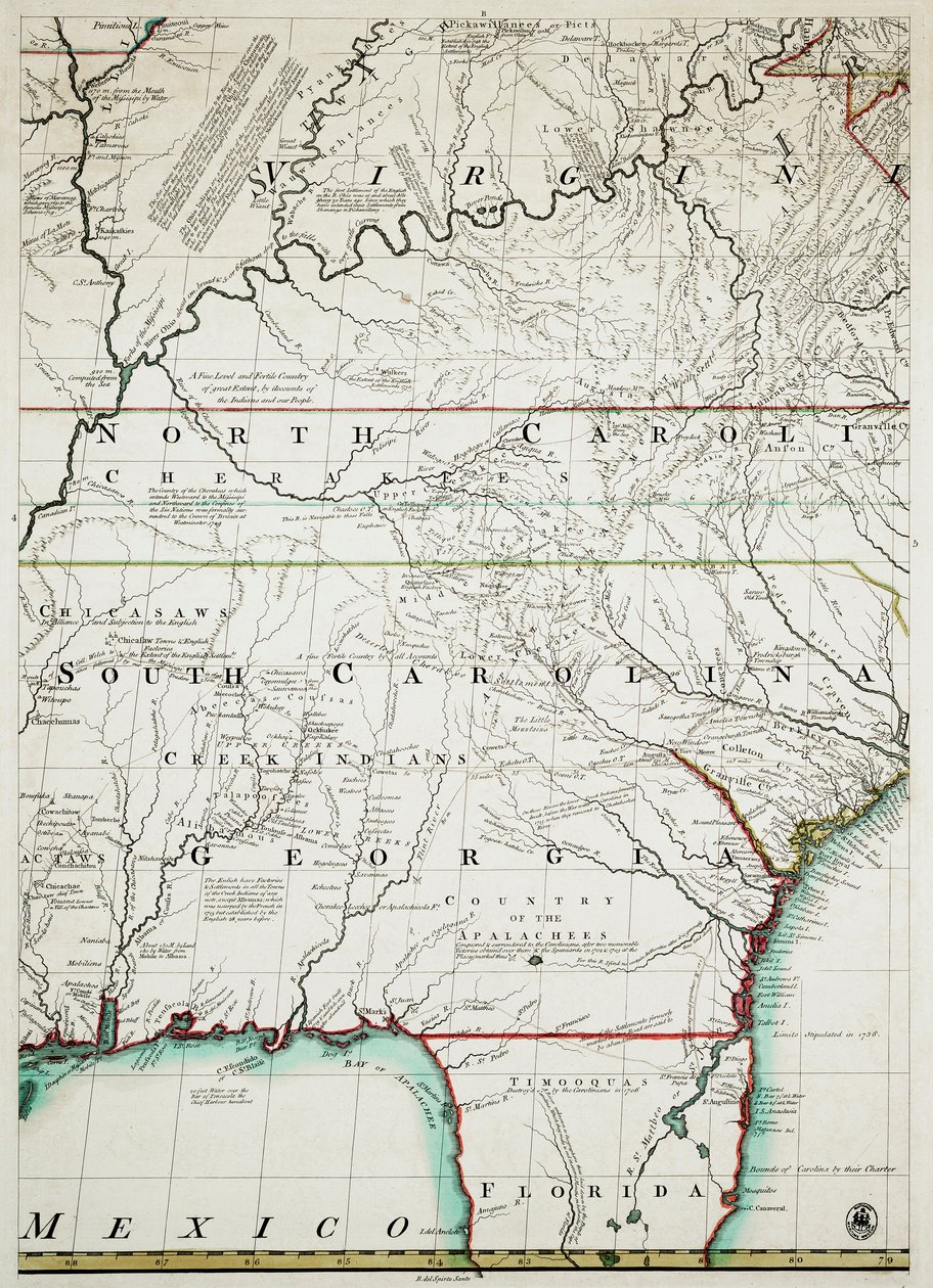  by John & Kitchen Thomas & Mitchell (fl.1755 Mitchell