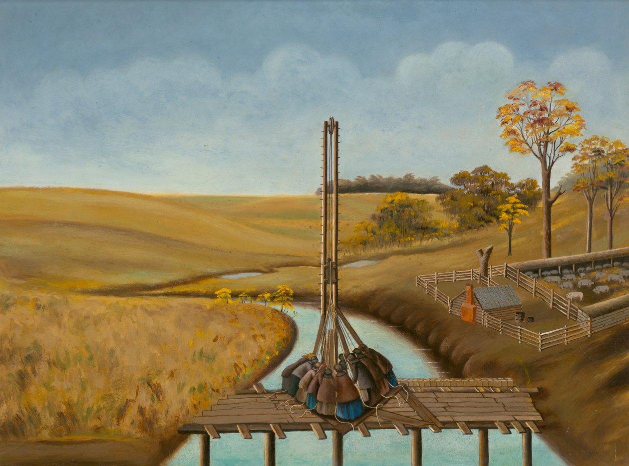 Kazık Sürücüsünü Çalıştıran Kadınlar by John Koehl, after Olof Krans