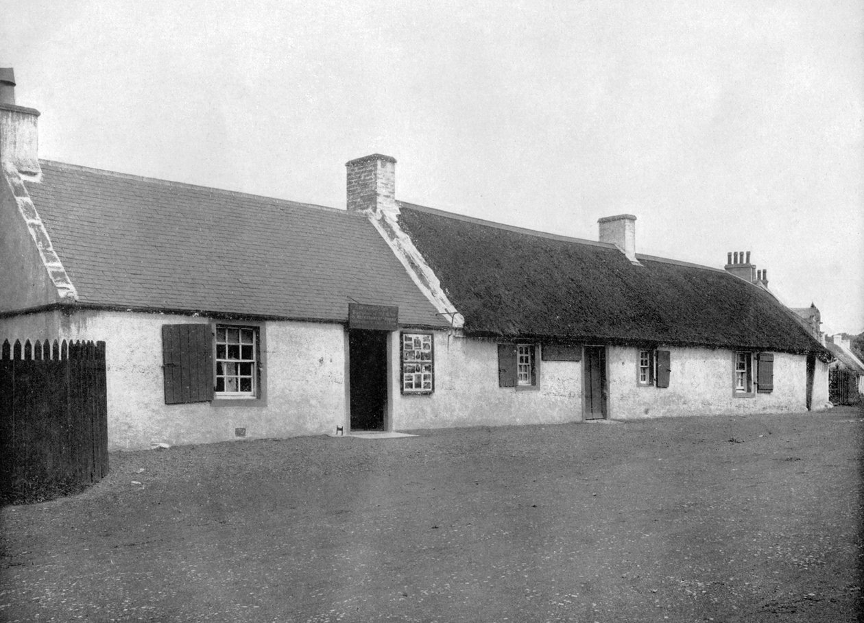 Burns Cottage, İskoçya, 1893. by John L. Stoddard