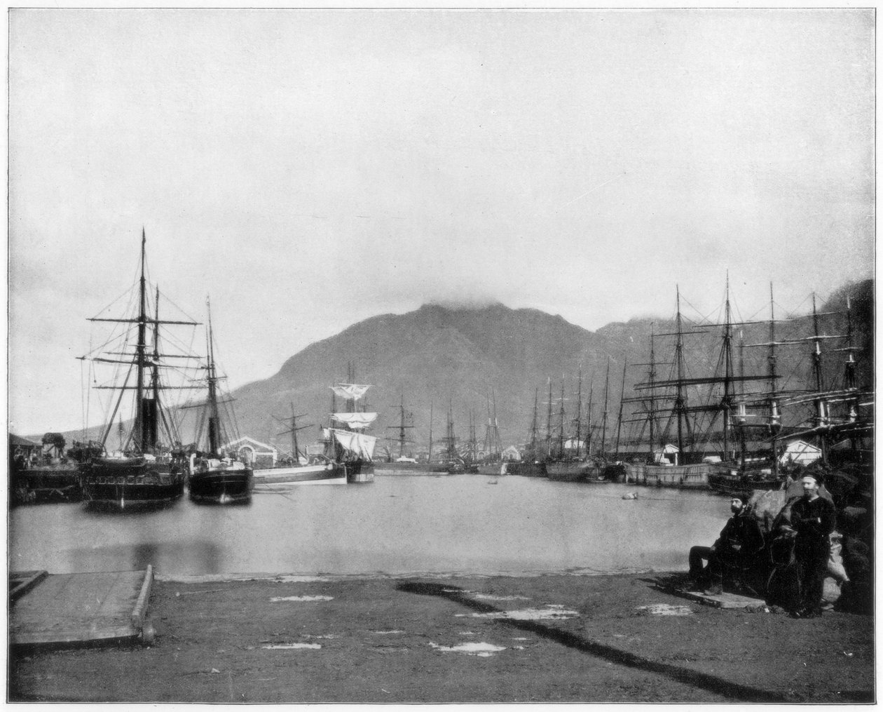 Cape Town, Güney Afrika, 19. yüzyılın sonlarında. by John L. Stoddard