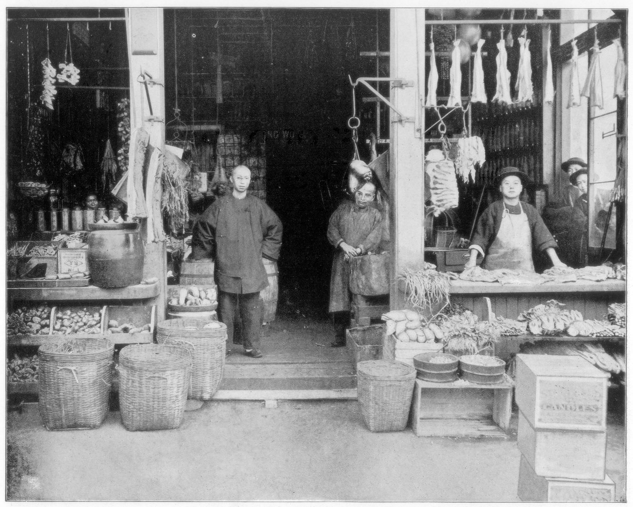 Chinatown, San Francisco, 19. yüzyılın sonlarında. by John L. Stoddard