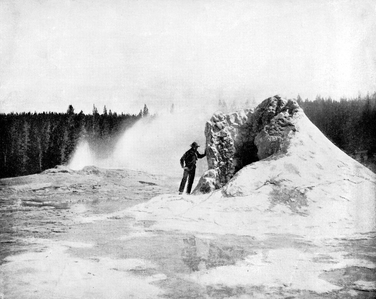 Dev Gayzer Krateri, Yellowstone Ulusal Parkı, ABD, 1893. by John L. Stoddard