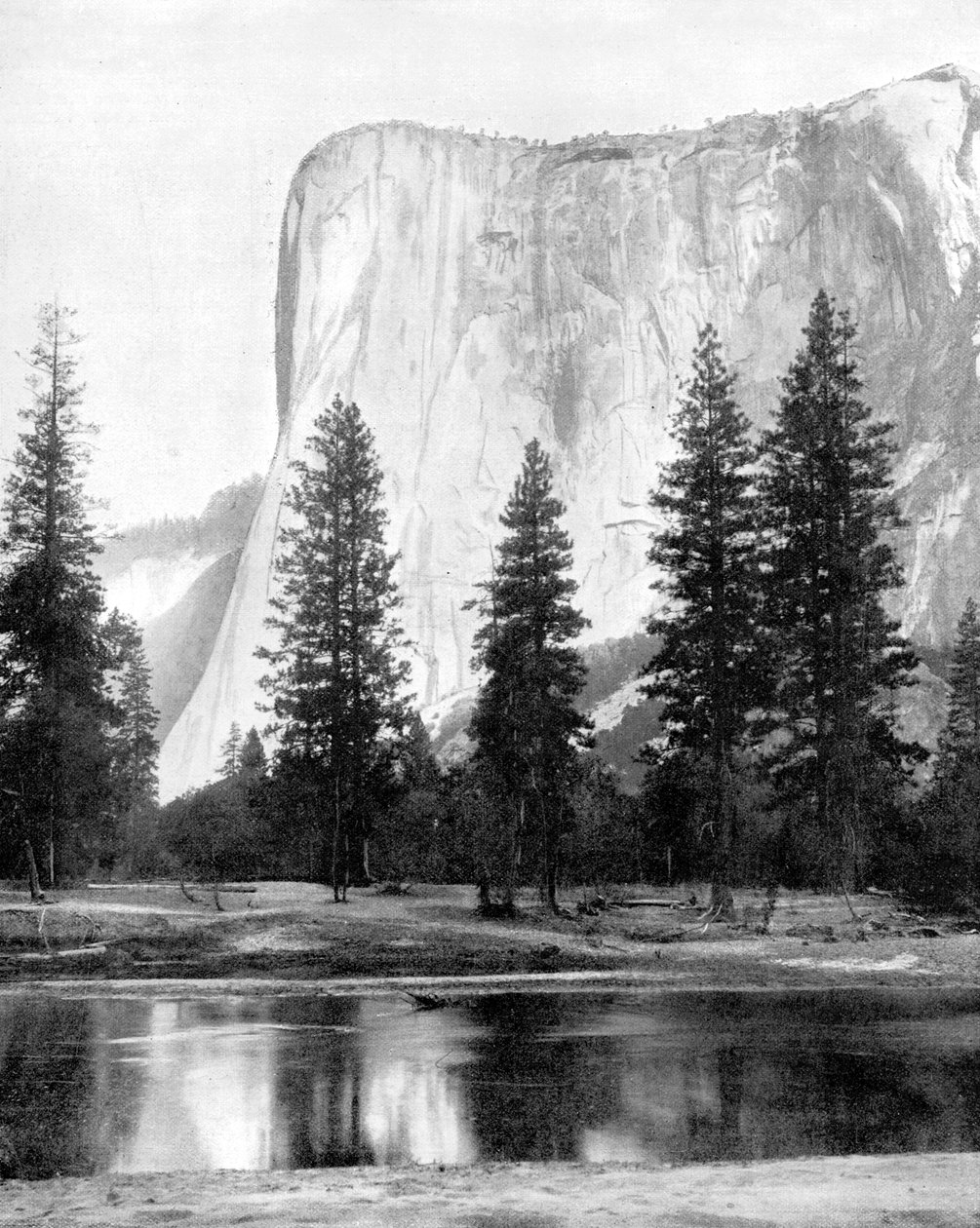 El Capitan, Yosemite Vadisi, Kaliforniya, ABD, 1893. by John L. Stoddard