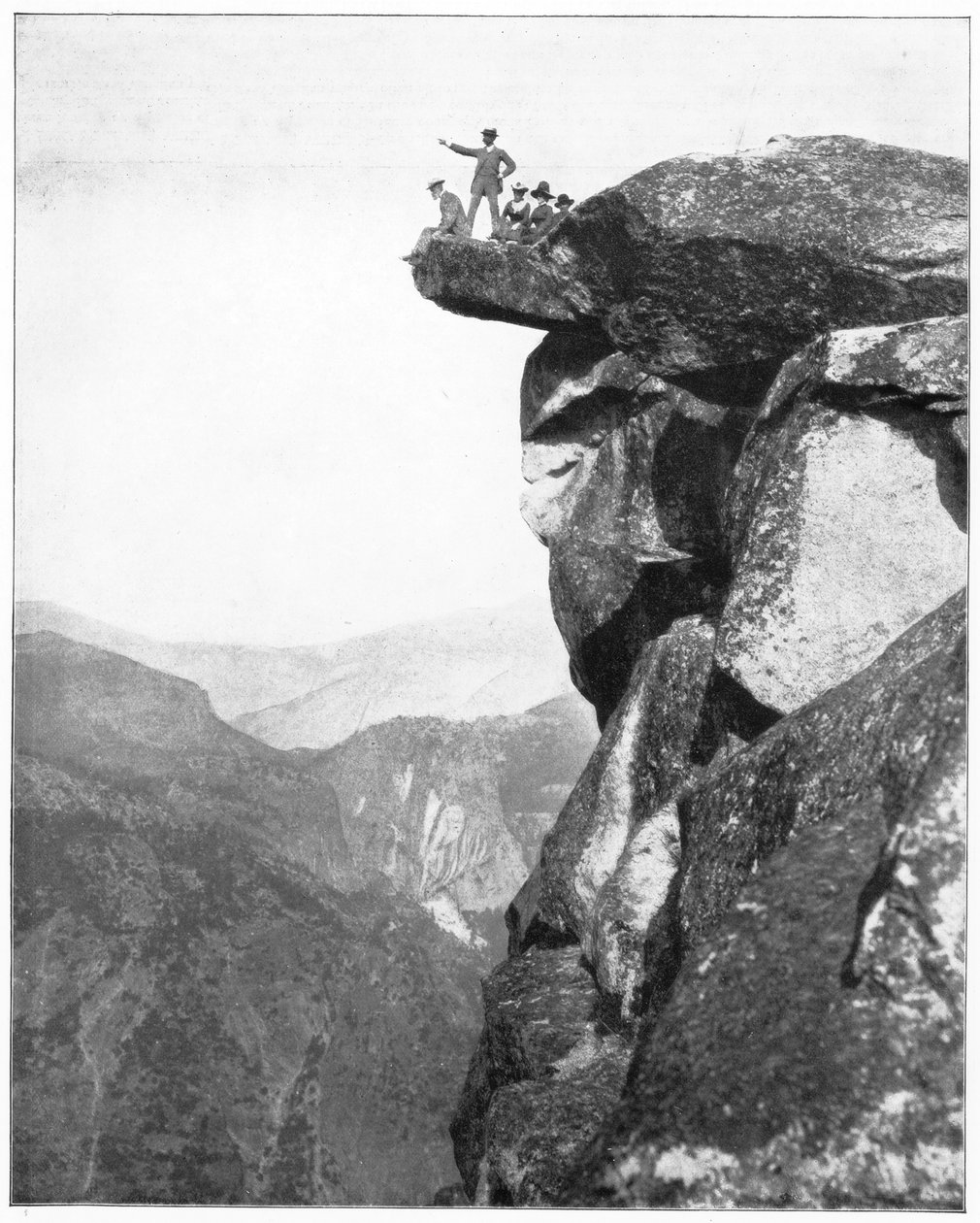 Glacier Point, Yosemite Vadisi, Kaliforniya, ABD, 19. yüzyılın sonları. by John L. Stoddard