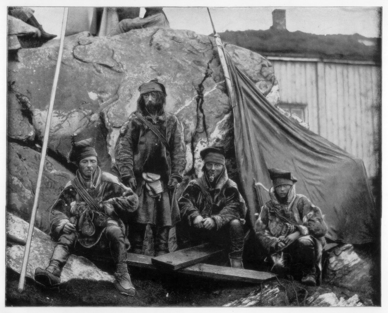 Laponlar Grubu, Norveç, 19. yüzyılın sonlarında by John L. Stoddard