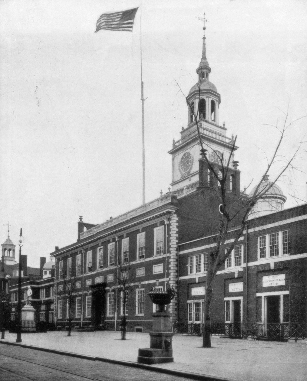 Independence Hall, Philadelphia, ABD, 19. yüzyılın sonlarında. by John L. Stoddard