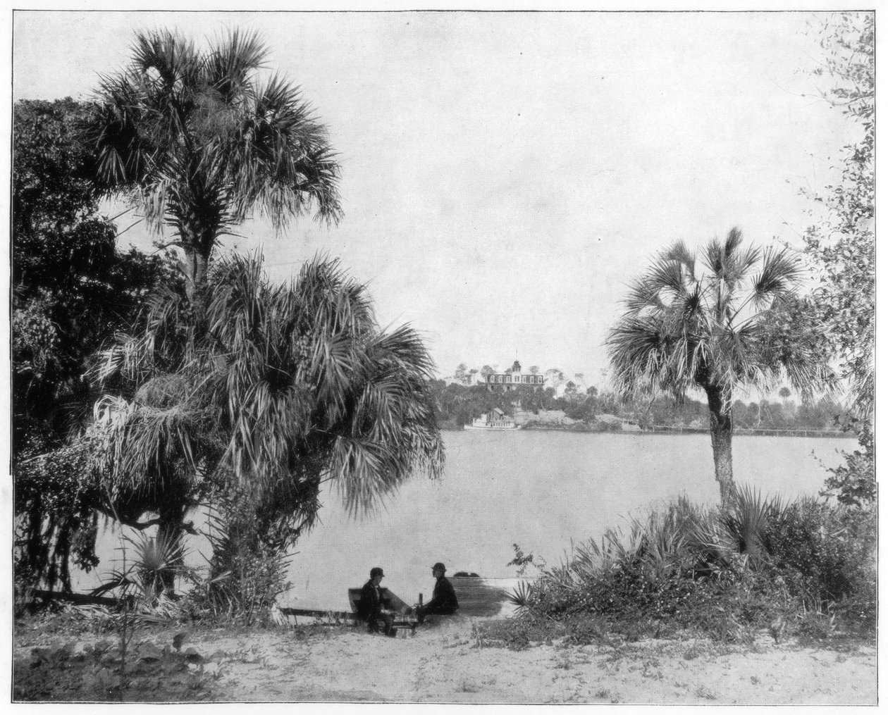 Indian River, Florida, 19. yüzyılın sonlarında by John L. Stoddard