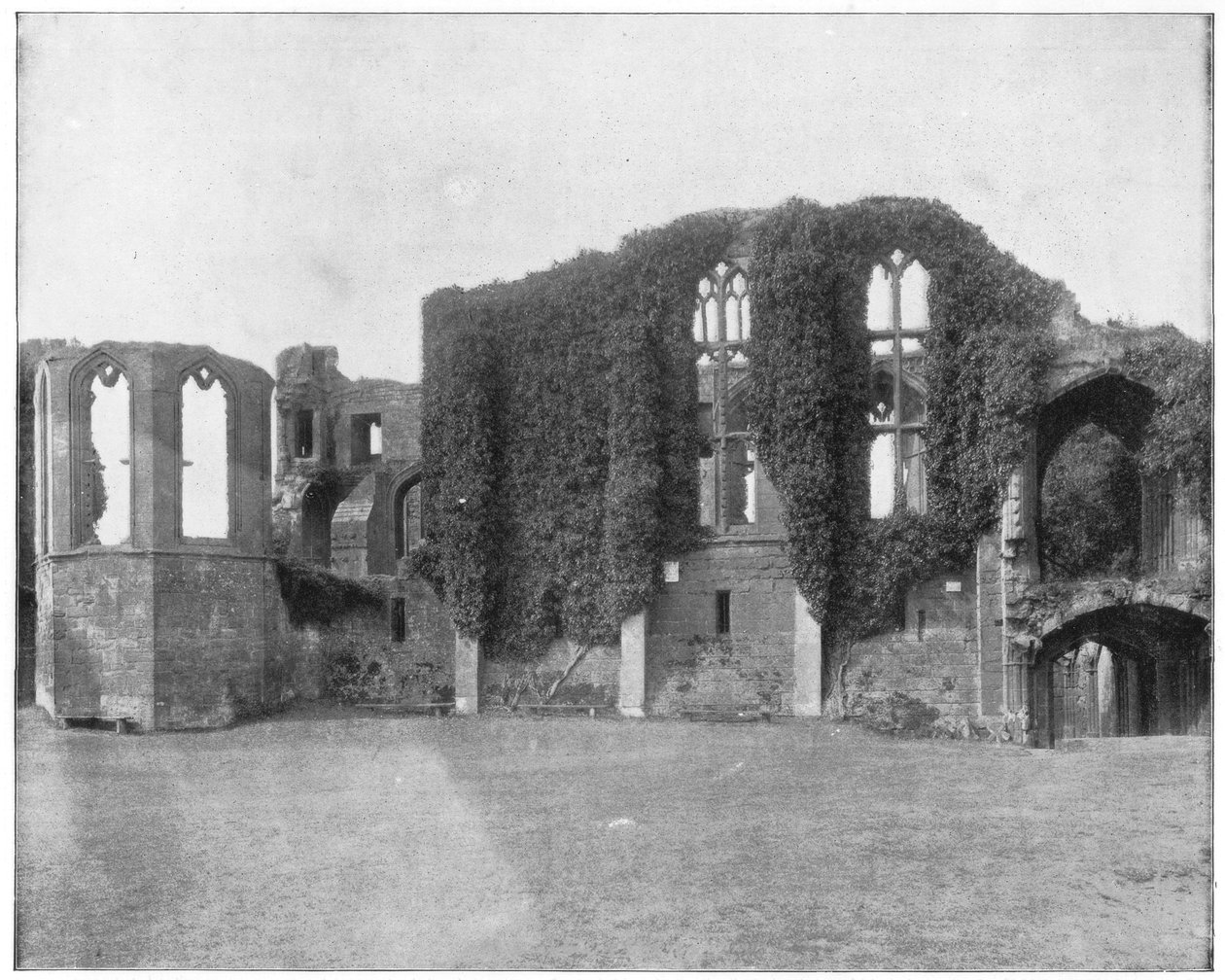 Kenilworth Kalesi, İngiltere, 19. yüzyılın sonlarında. by John L. Stoddard