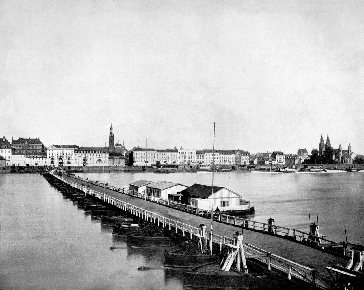 Ren Nehri üzerinde Koblenz, Almanya, 1893 by John L. Stoddard