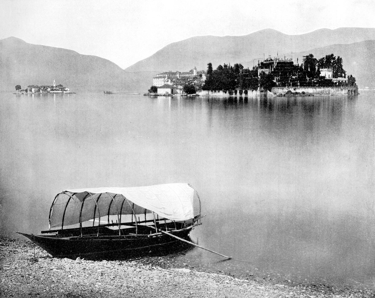 Maggiore Gölü, Isola Bella, İtalya, 1893. by John L. Stoddard