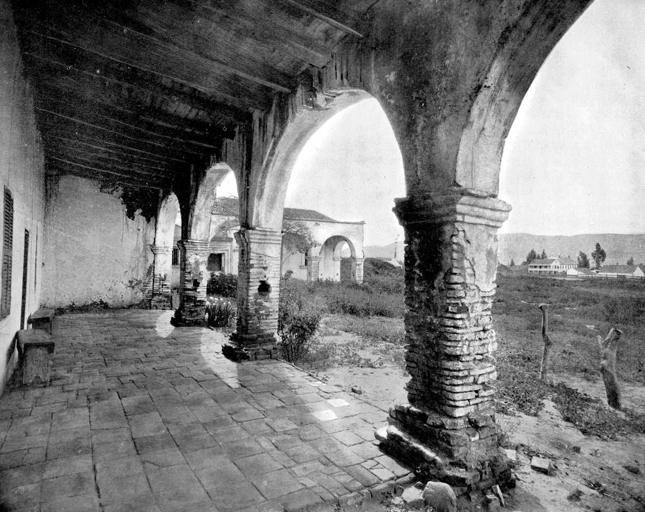 San Juan Misyonu, Yosemite Vadisi, Kaliforniya, ABD, 1893. by John L. Stoddard