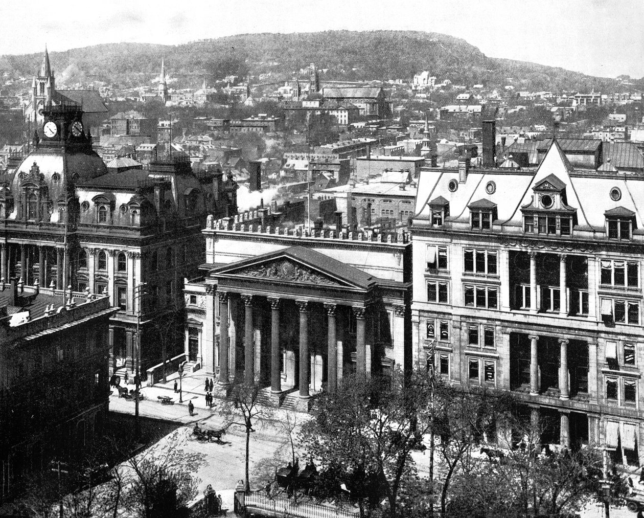 Montreal ve Royal Dağı, Kanada, 1893. by John L. Stoddard