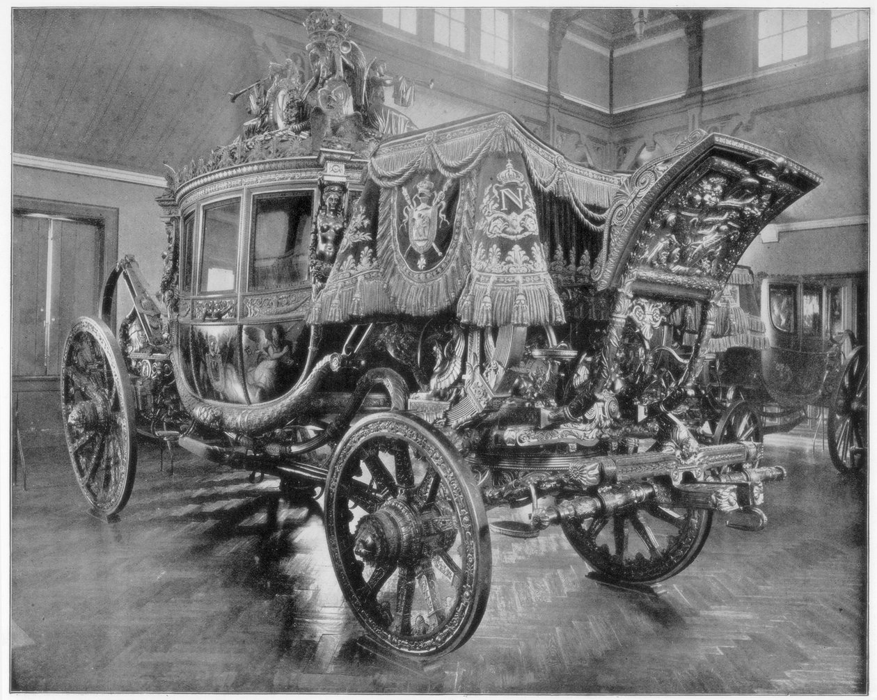 Napolyon arabası, Versailles, 19. yüzyılın sonlarında. by John L. Stoddard