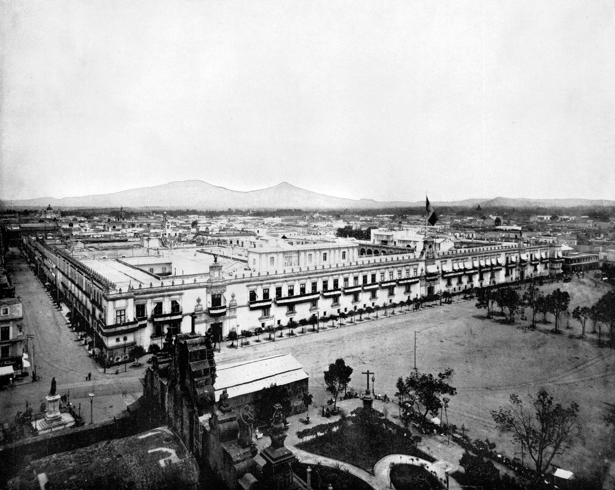 Meksika Şehri Panoraması, 1893. by John L. Stoddard