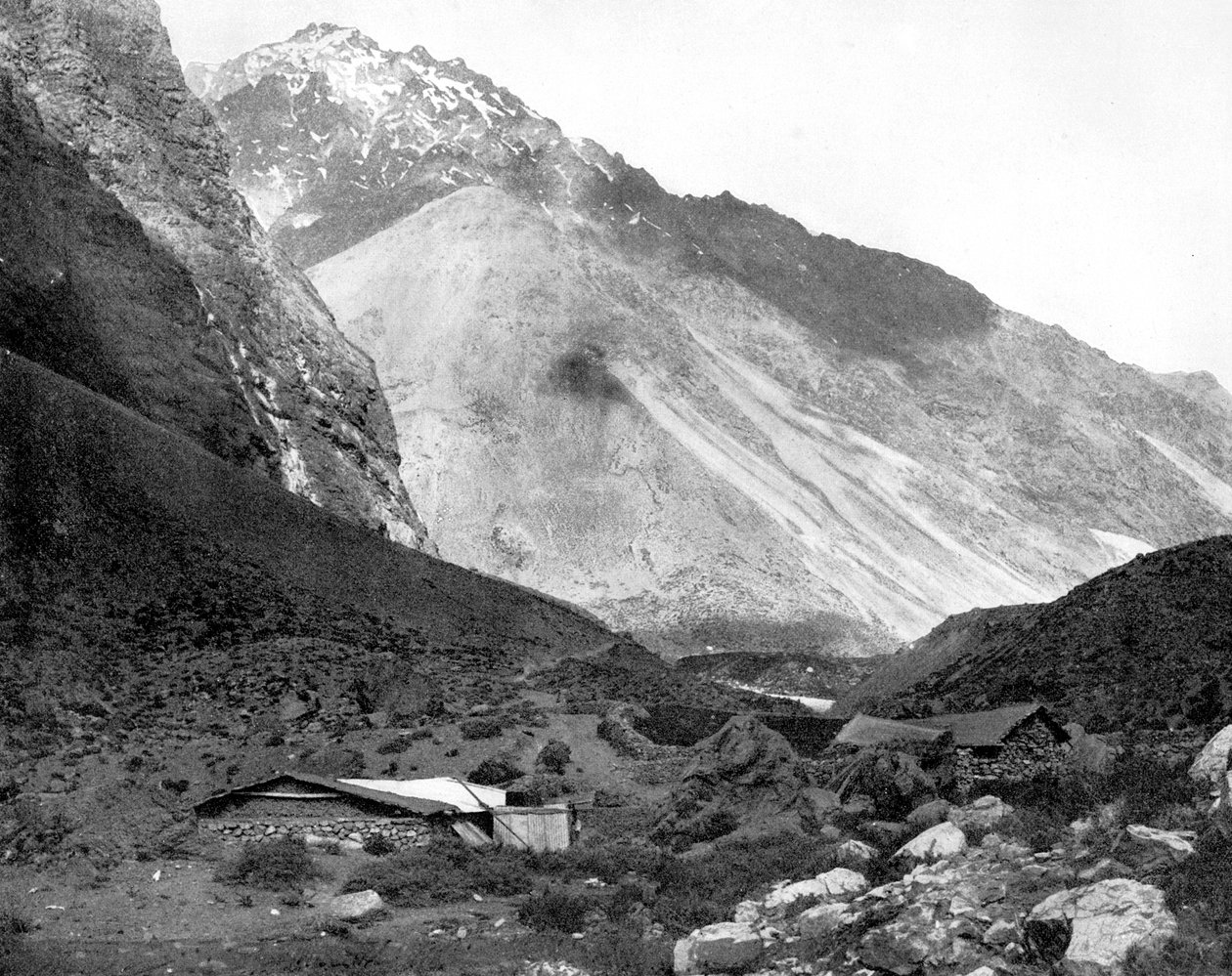 Uspallata Geçidi, And Dağları, Güney Amerika, 1893. by John L. Stoddard