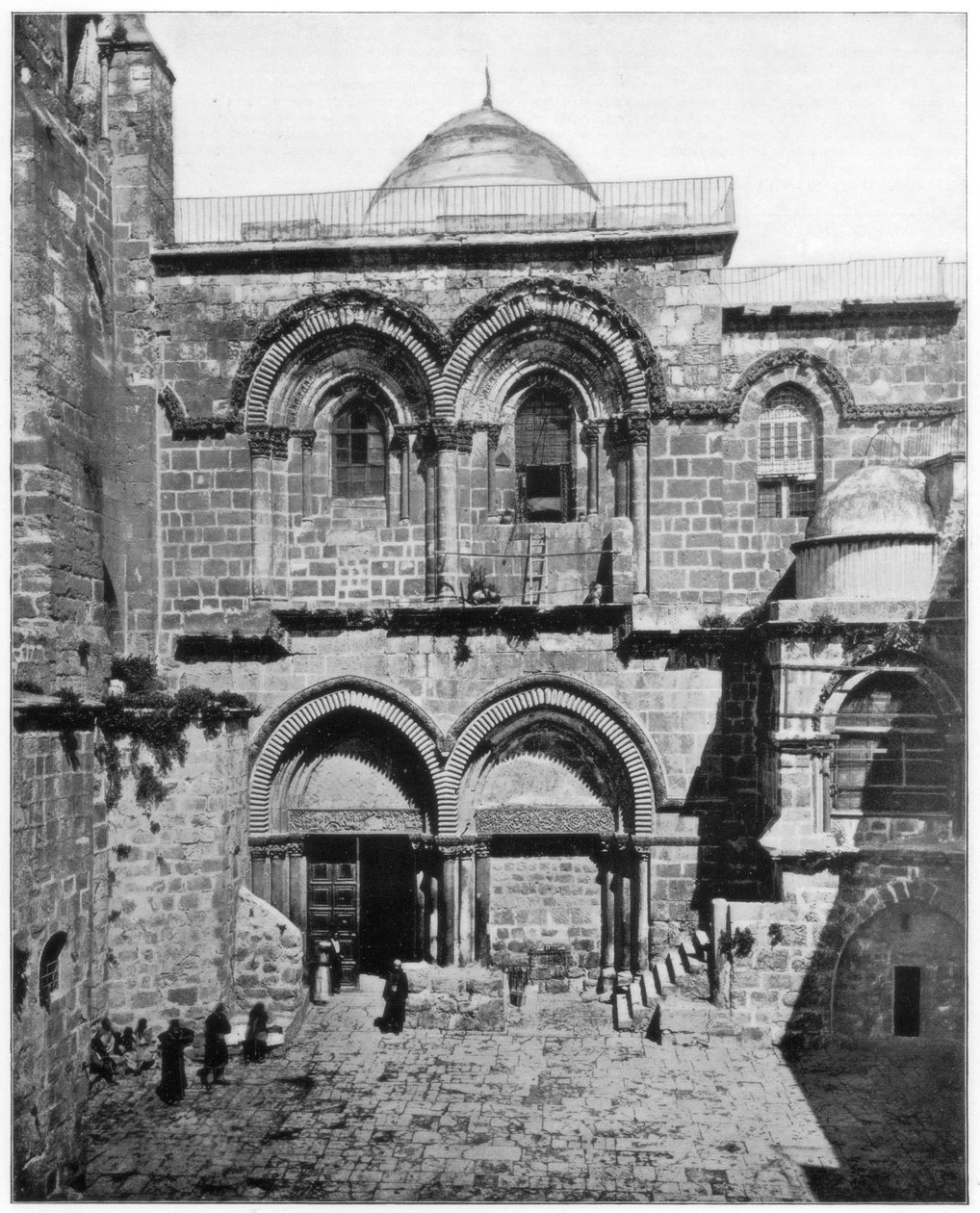 Kutsal Kabir Kilisesi, Kudüs, 19. yüzyılın sonlarında by John L. Stoddard