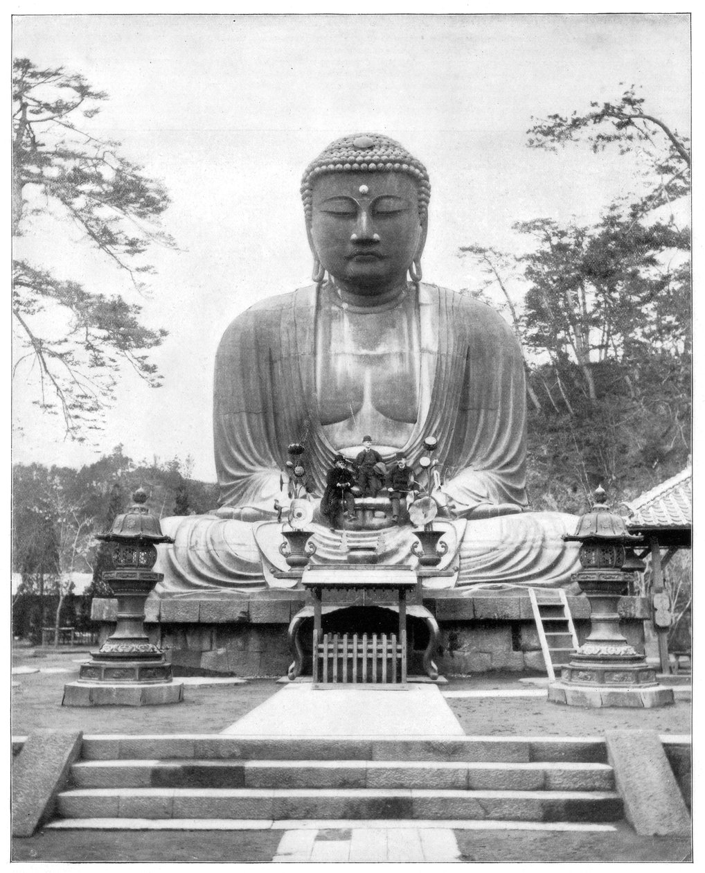 Büyük Bronz Buda, Japonya, 19. yüzyılın sonlarında by John L. Stoddard