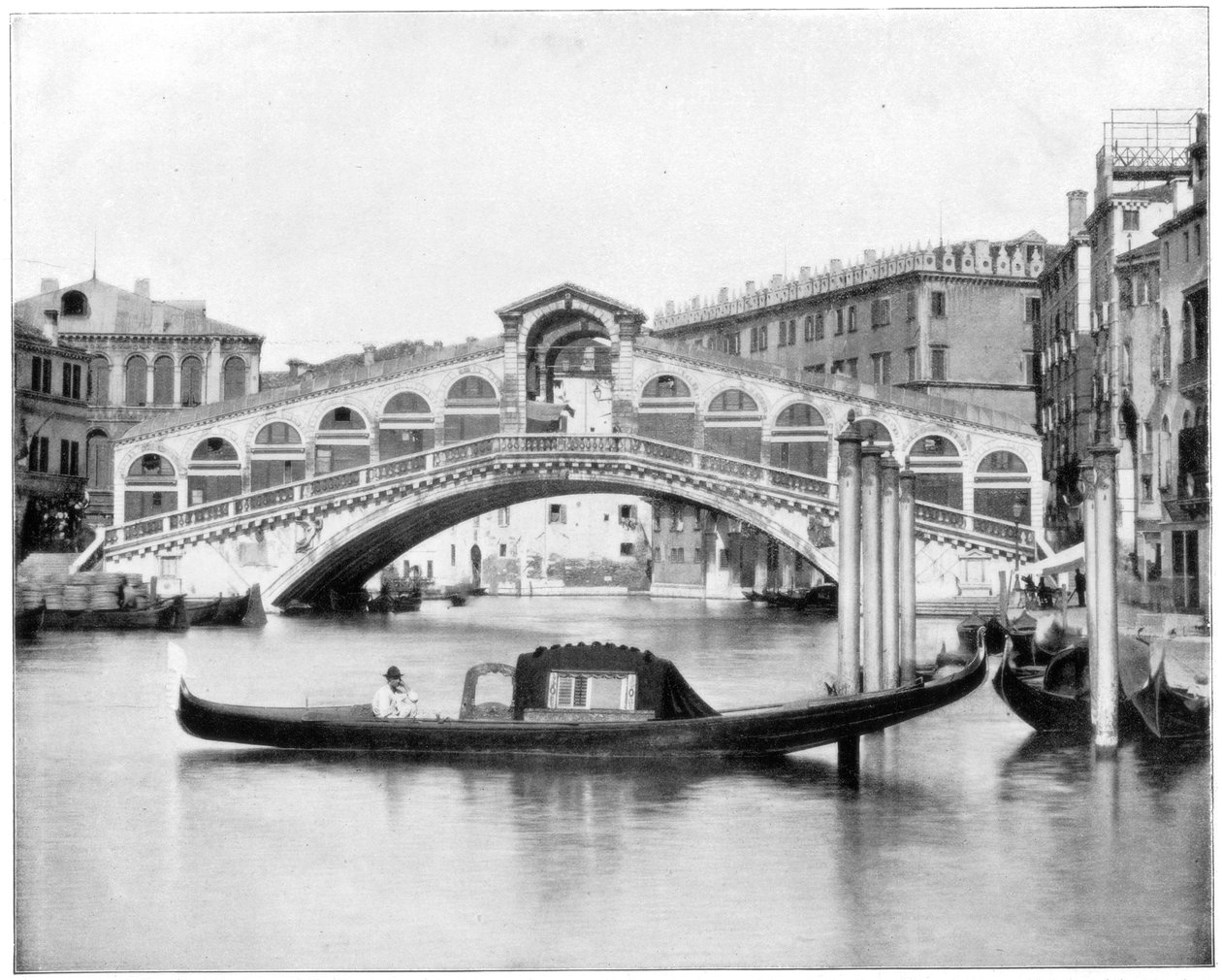 Rialto, Venedik, 19. yüzyılın sonlarında. by John L. Stoddard