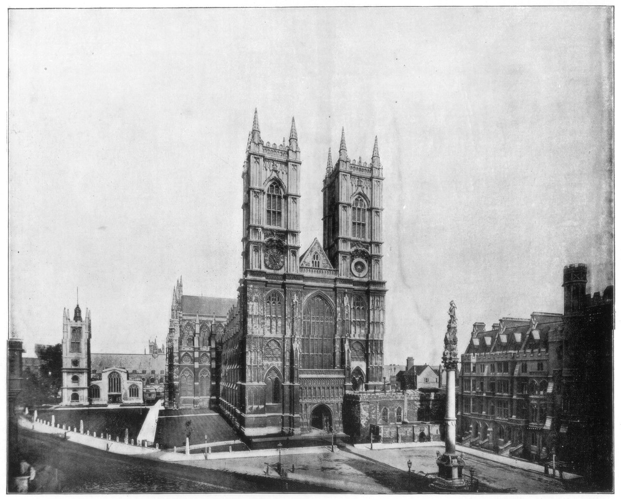 Westminster Abbey, Londra, 19. yüzyılın sonlarında by John L. Stoddard
