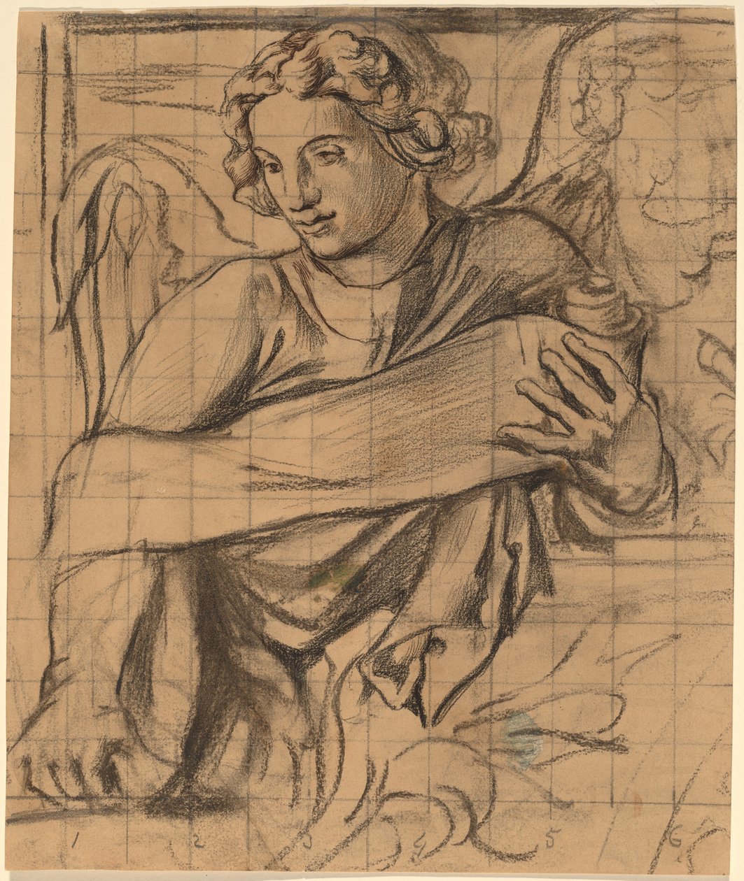 Melek - Trinity Kilisesi Duvar Resmi by John La Farge