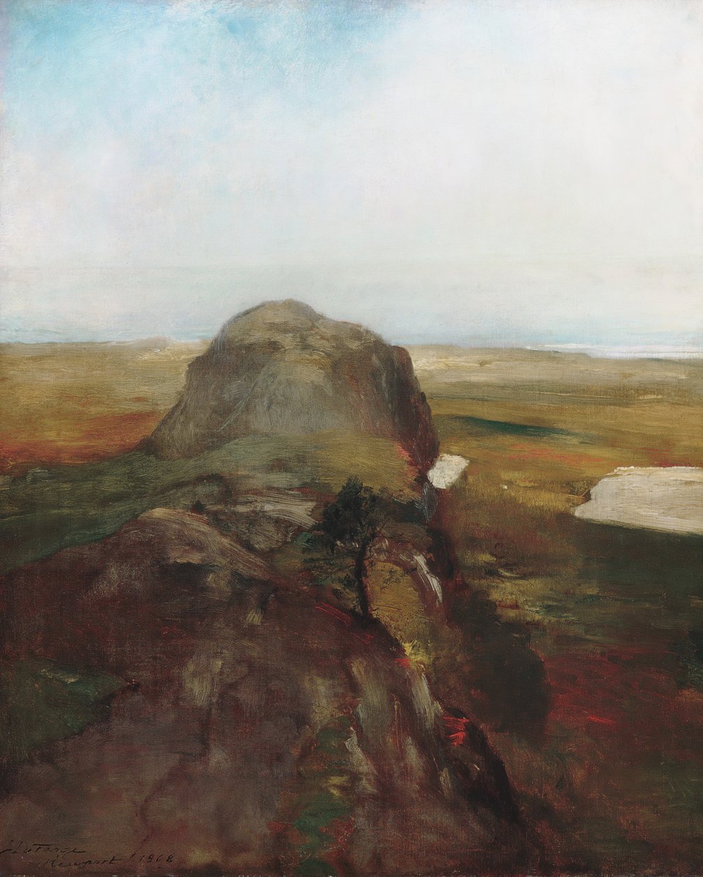 Sonbahar Çalışması, Hanging Rock Üzerinden Görünüm, Newport, R.I., 1868. by John La Farge