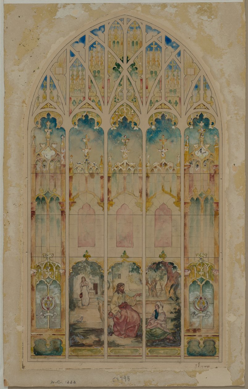 Şapel Penceresi. by John La Farge