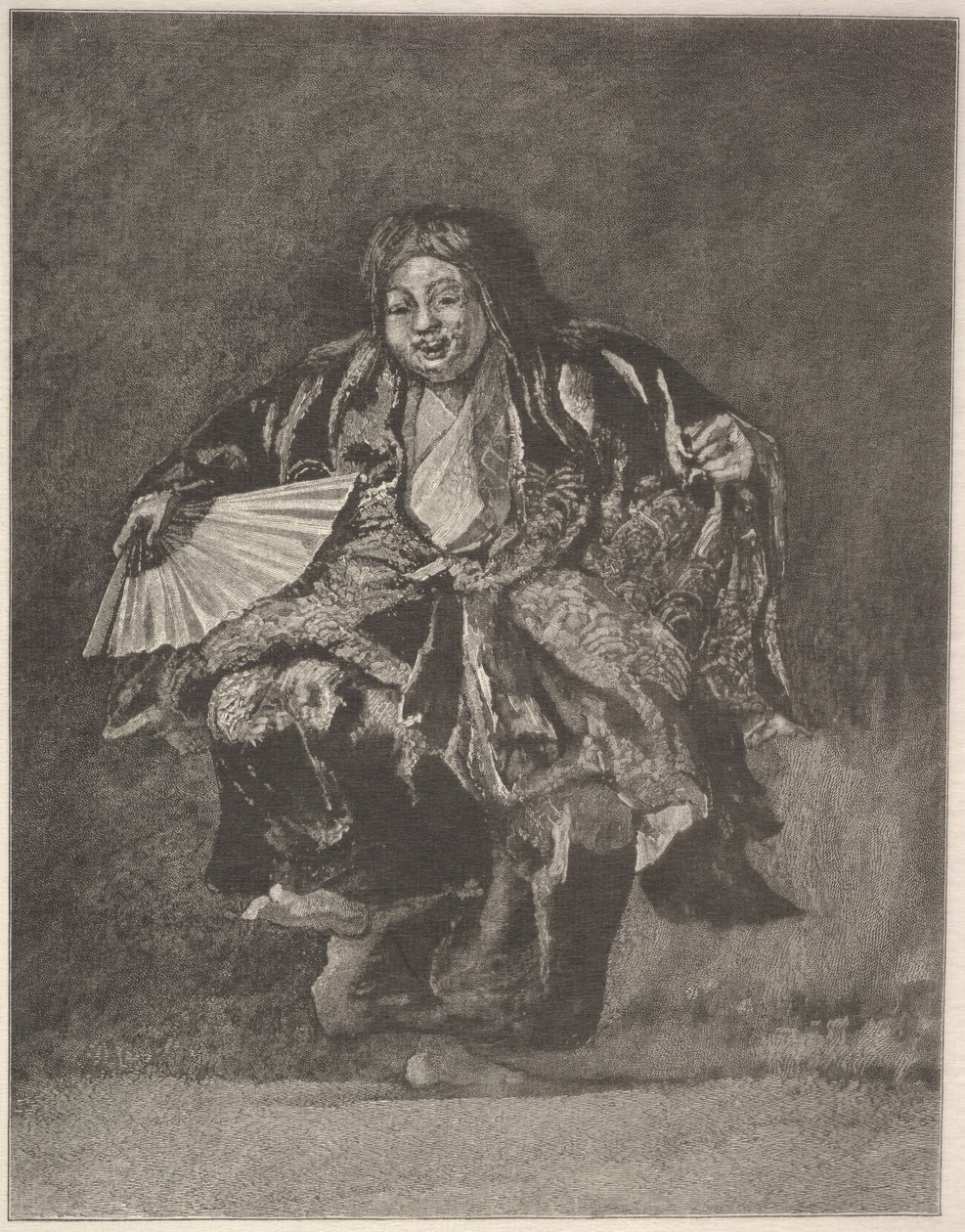 Noh Dancer, ca. 1886. by John La Farge