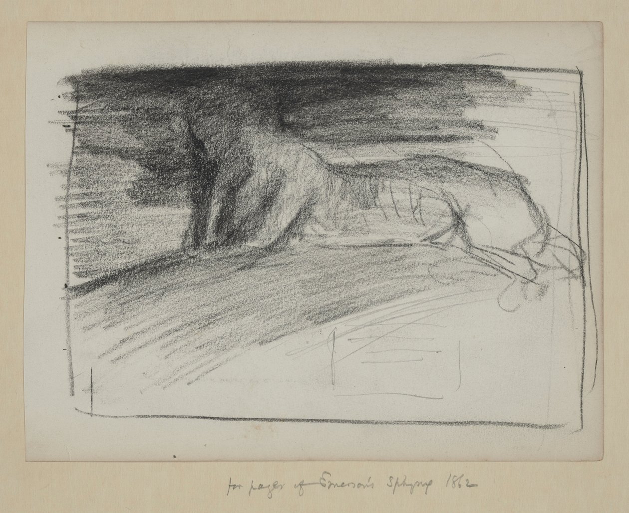 Emerson için çalışmalar by John La Farge